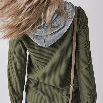 Weekend Hooded Button Shirt