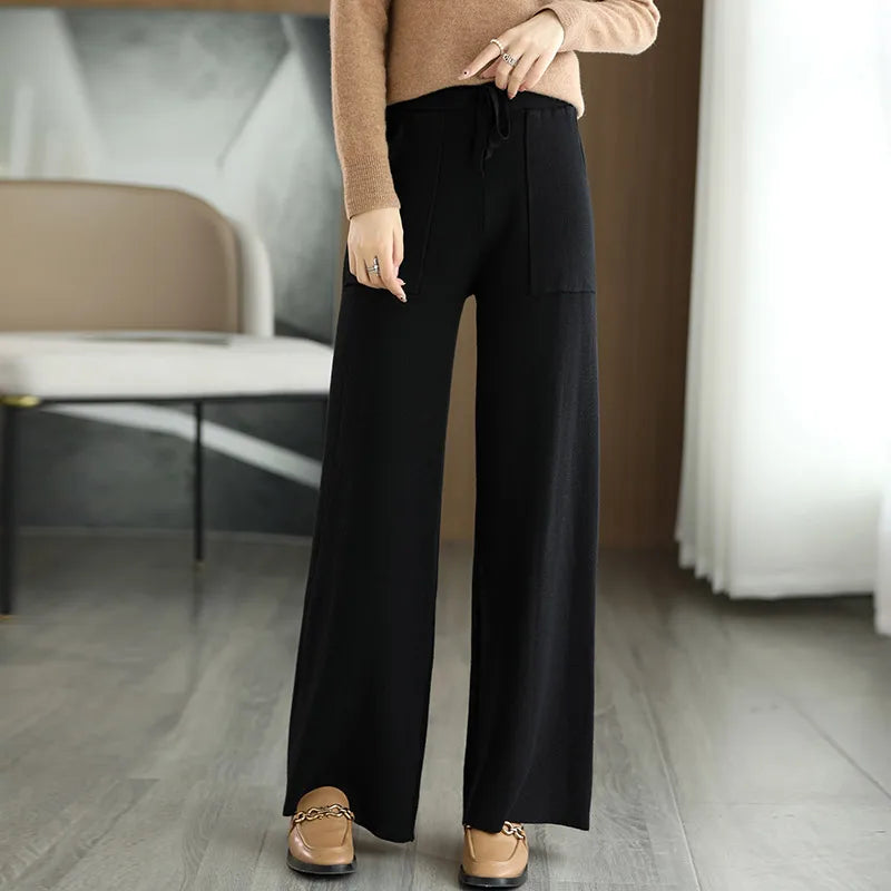 The Nadine Wool Knit Pant
