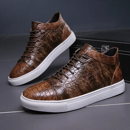 Anthony Sartain Leather Sneakers