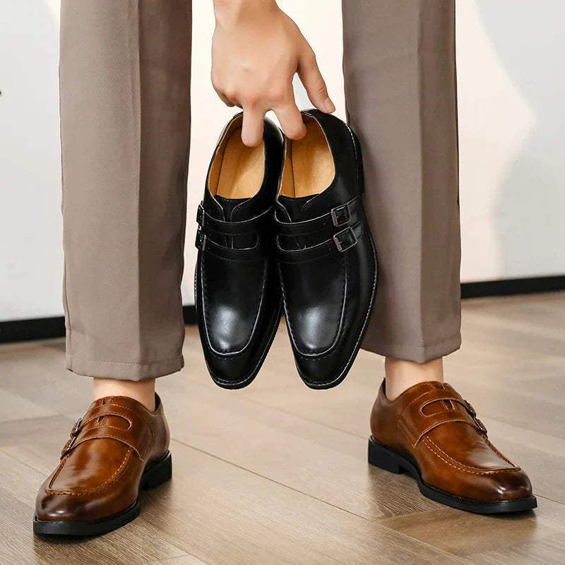 Thompson Double Monk Strap Loafer