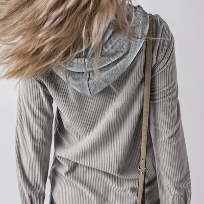 Weekend Hooded Button Shirt