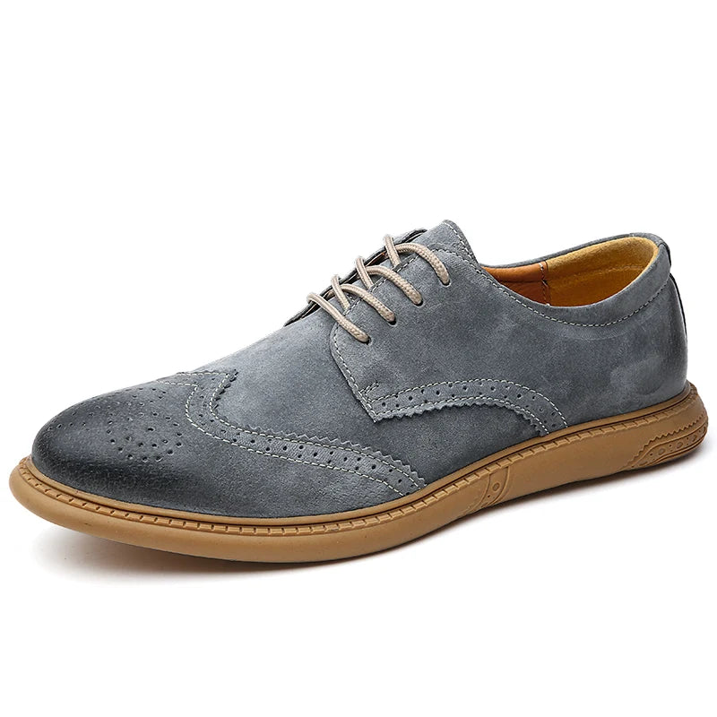 Santorini Suede Wingtip Shoe