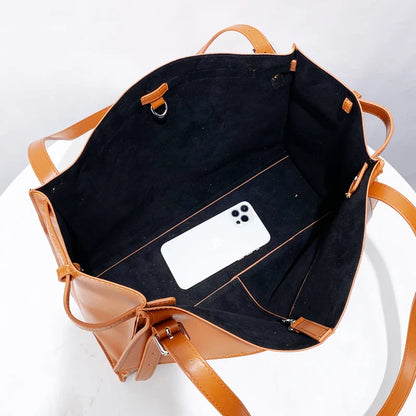 The Nantucket Leather Tote