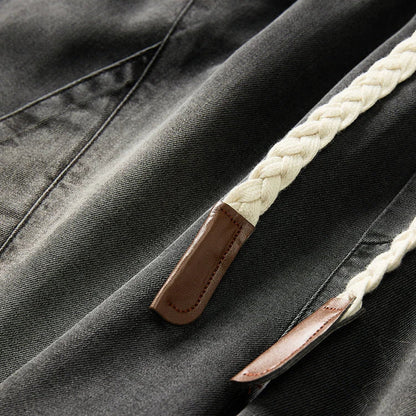 Salvano Diamond Denim Shorts