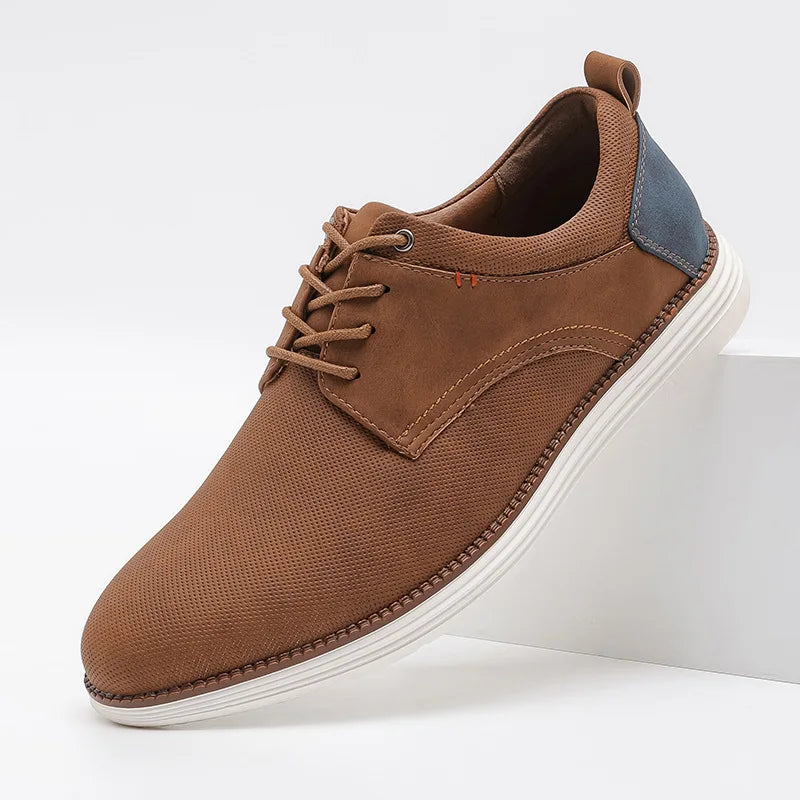 Lennox Leather Crossover Sneaker