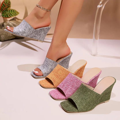 Solara Block Heel Mules