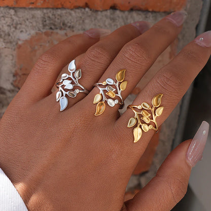 Contour Botanical Ring