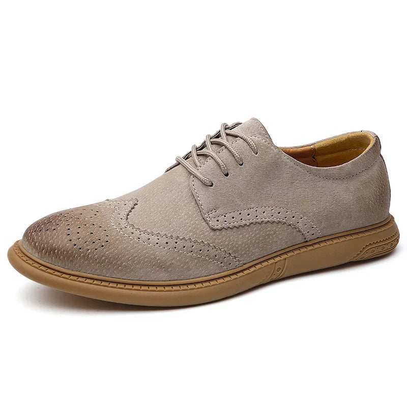 Santorini Suede Wingtip Shoe
