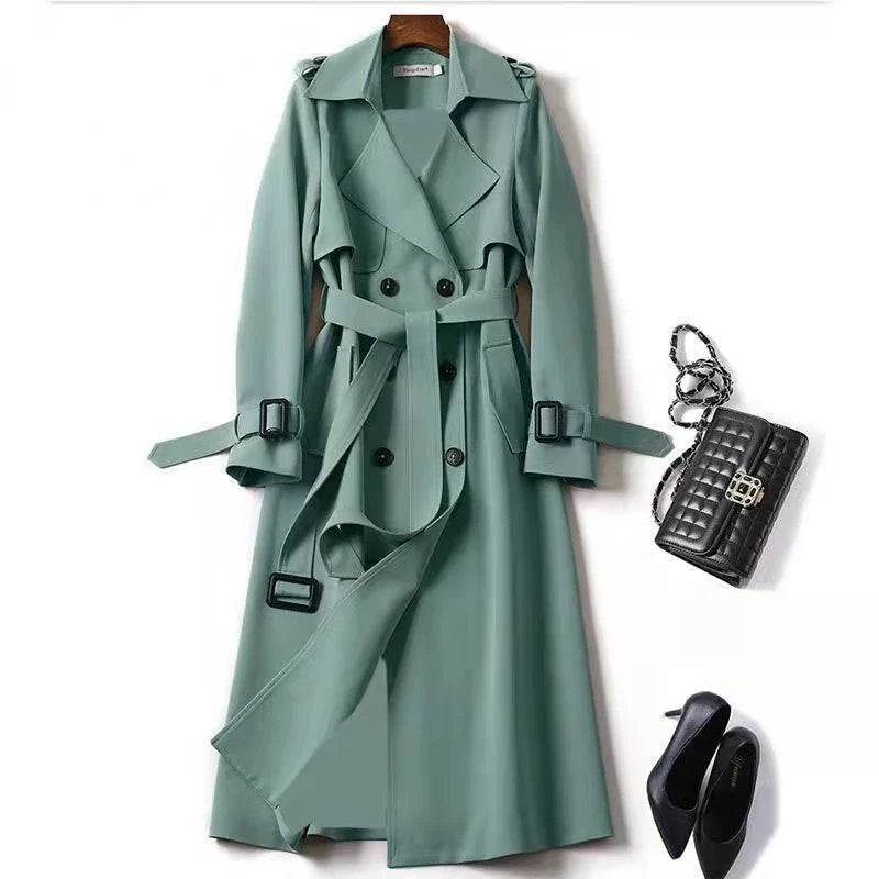 Dania Double-Breasted Trench Coat