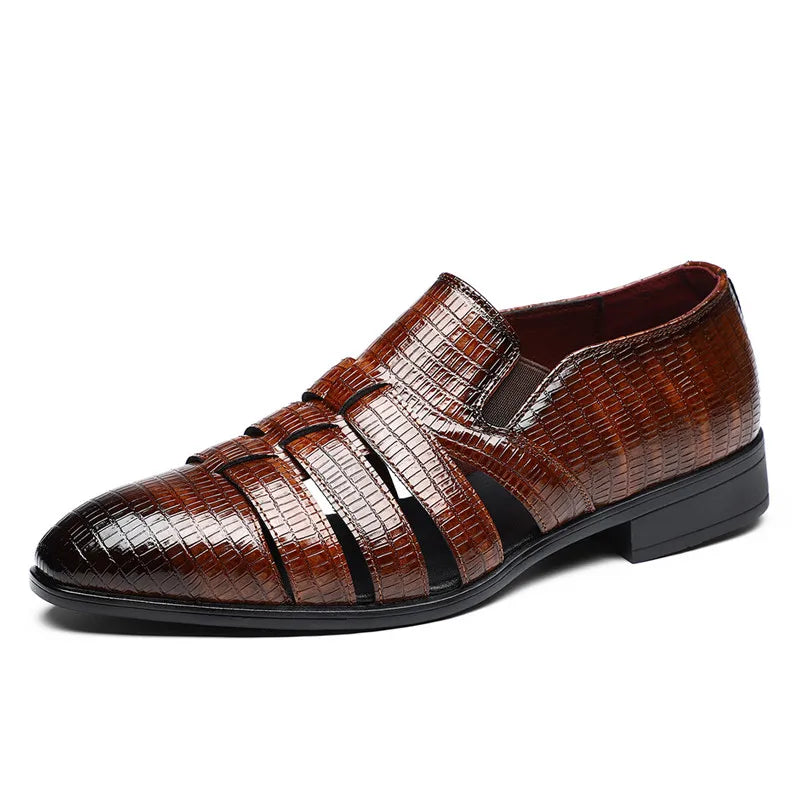 Anthony Cut Out Crocodile Loafer