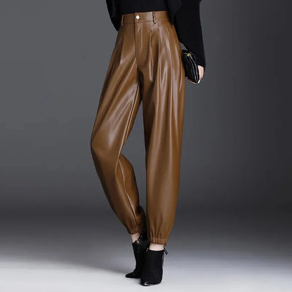 The Elise Faux Leather Pants