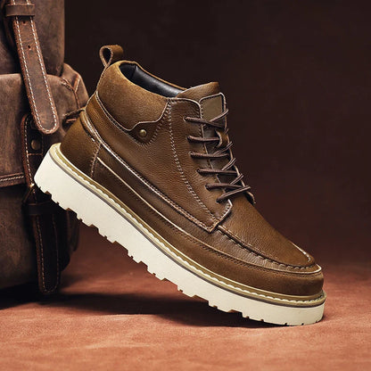 Caleb Genuine Leather Boot