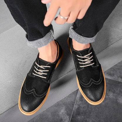 Santorini Suede Wingtip Shoe