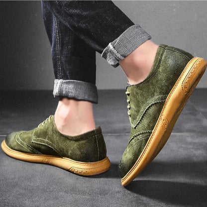 Santorini Suede Wingtip Shoe