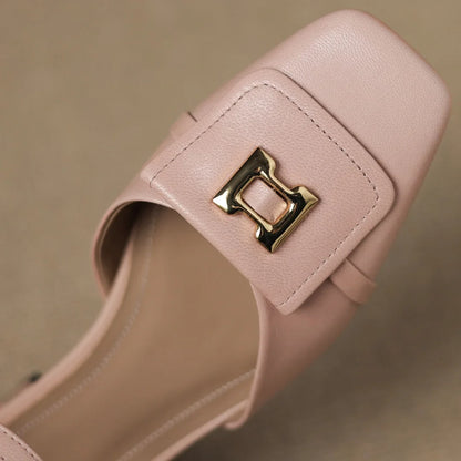 Bella Block Heel Pump