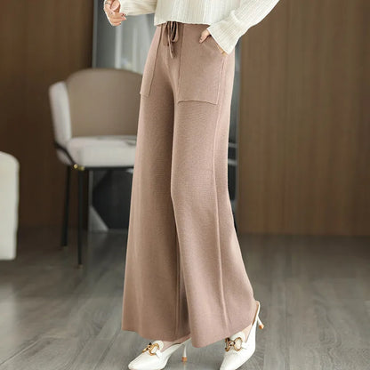 The Nadine Wool Knit Pant