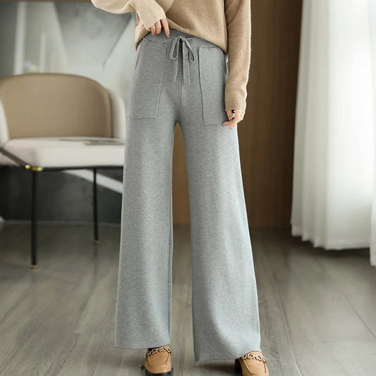The Nadine Wool Knit Pant