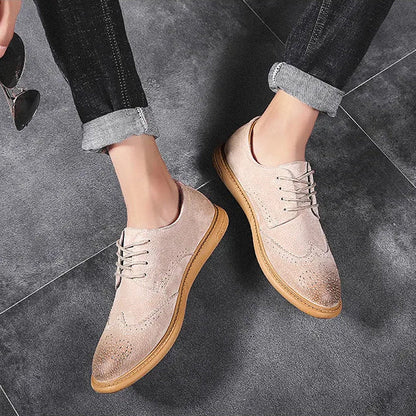 Santorini Suede Wingtip Shoe