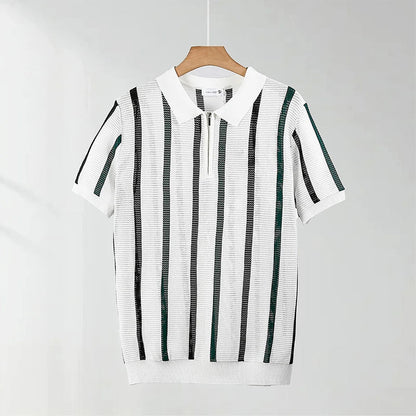 Nolan Open Knit Polo