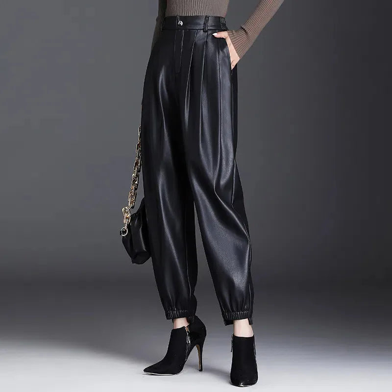 The Elise Faux Leather Pants