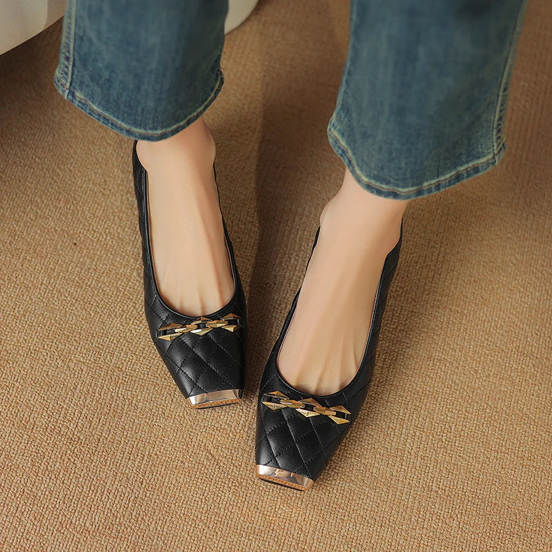 Penelope Block Heel Pump