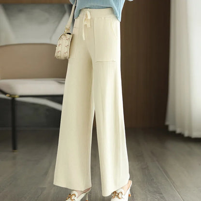 The Nadine Wool Knit Pant