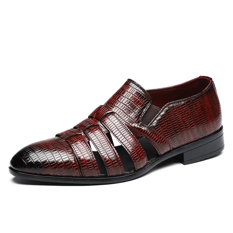 Anthony Cut Out Crocodile Loafer