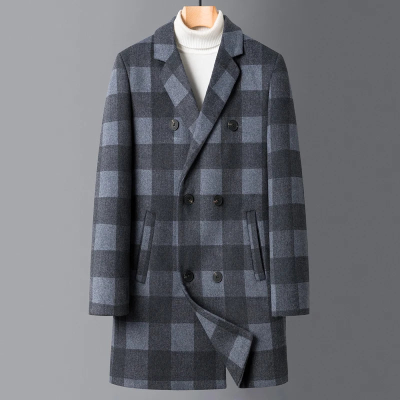 John Wellington Wool Trench Coat