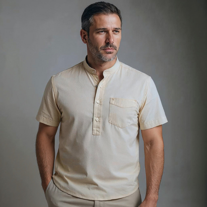 Calvin Coastal Cotton-Linen Shirt
