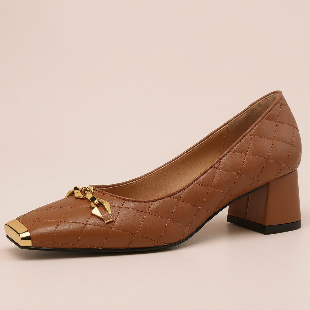 Penelope Block Heel Pump