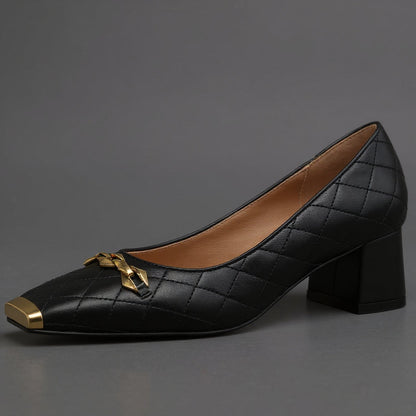 Penelope Block Heel Pump