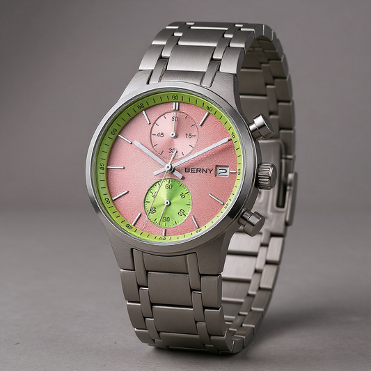 Berny Chronograph Watch, 39mm