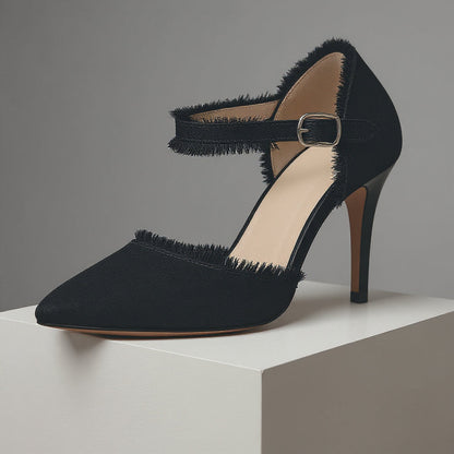 Dani Distressed Denim Stiletto