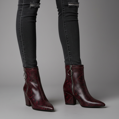 Sama Snakeskin Boot