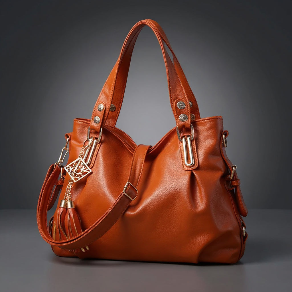 Rhiannon Retro Leather Tote