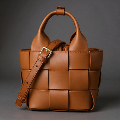 Wynn Woven Mini Basket Bag