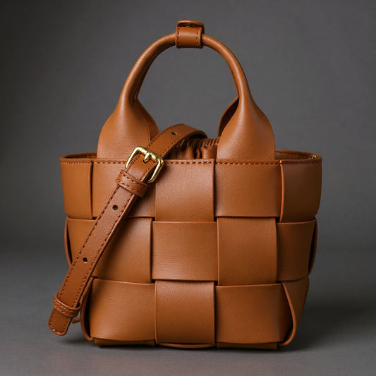 Wynn Woven Mini Basket Bag