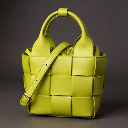 Wynn Woven Mini Basket Bag
