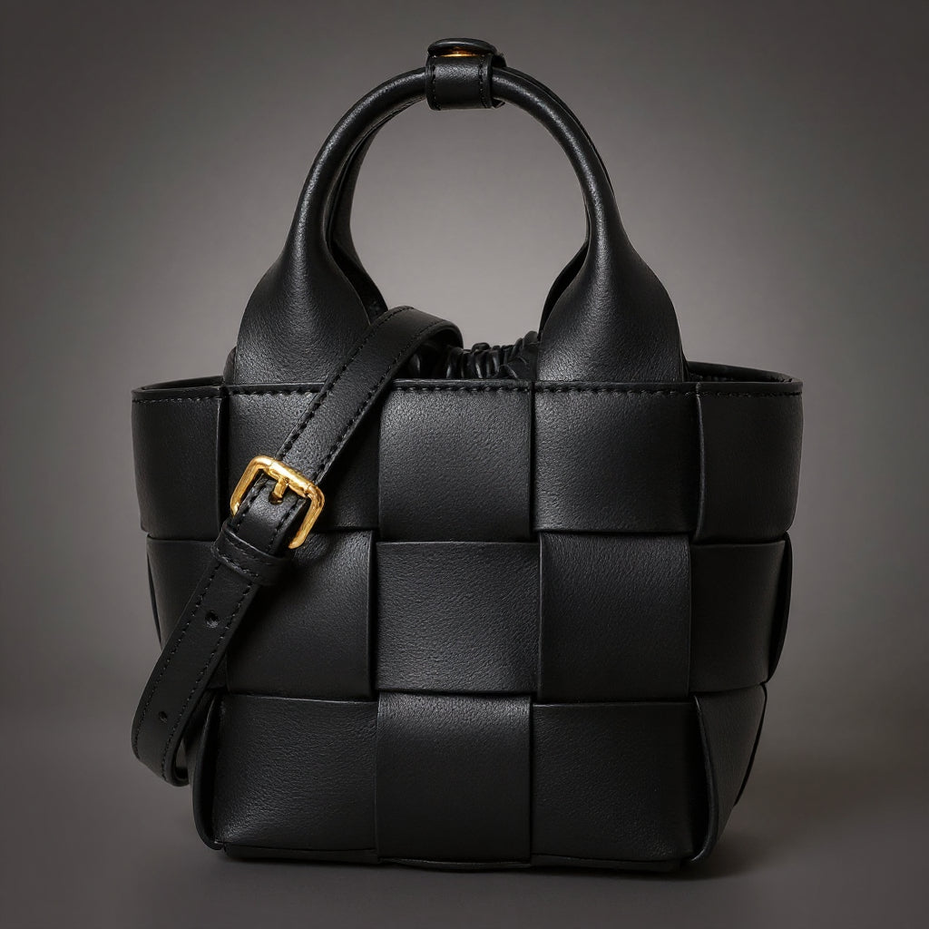 Wynn Woven Mini Basket Bag