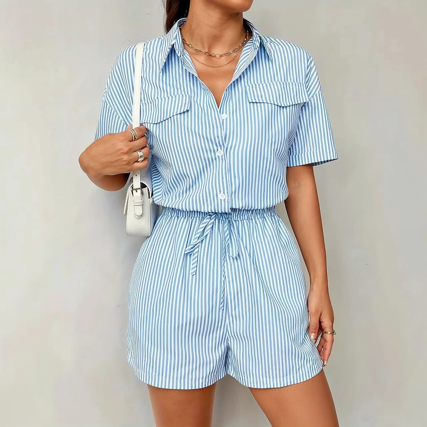 Camila Cinched Waist Romper