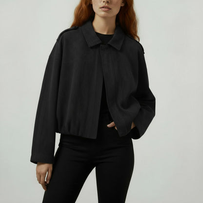 Sandra Suede Bomber Jacket