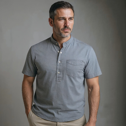 Calvin Coastal Cotton-Linen Shirt