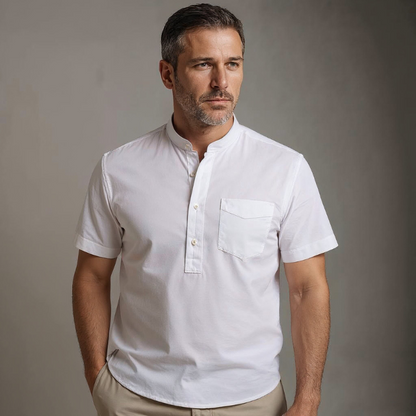 Calvin Coastal Cotton-Linen Shirt